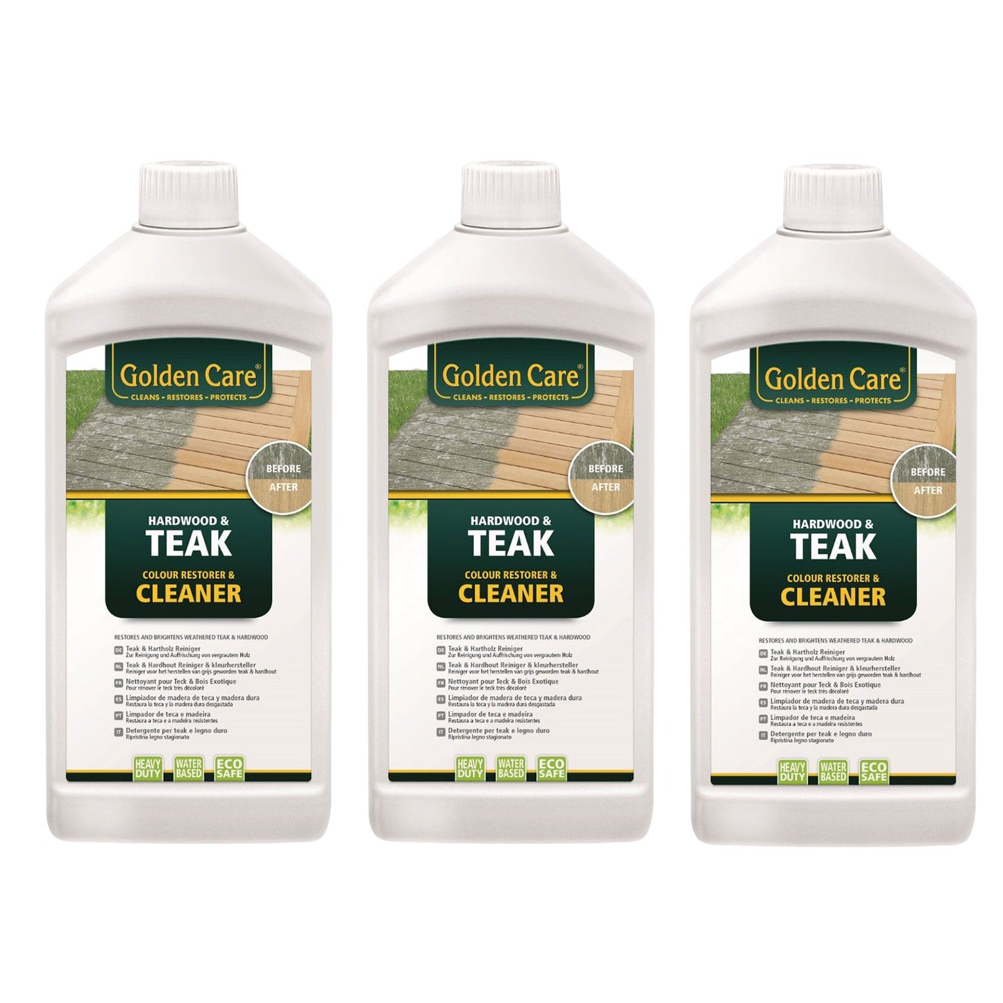 Golden Care Teak Cleaner 3 Liter Sparset