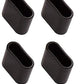 MWH Fußkappe 40x14 mm 4Stück im Set oval für Thermosint beschichtete Stapelsessel Savoy