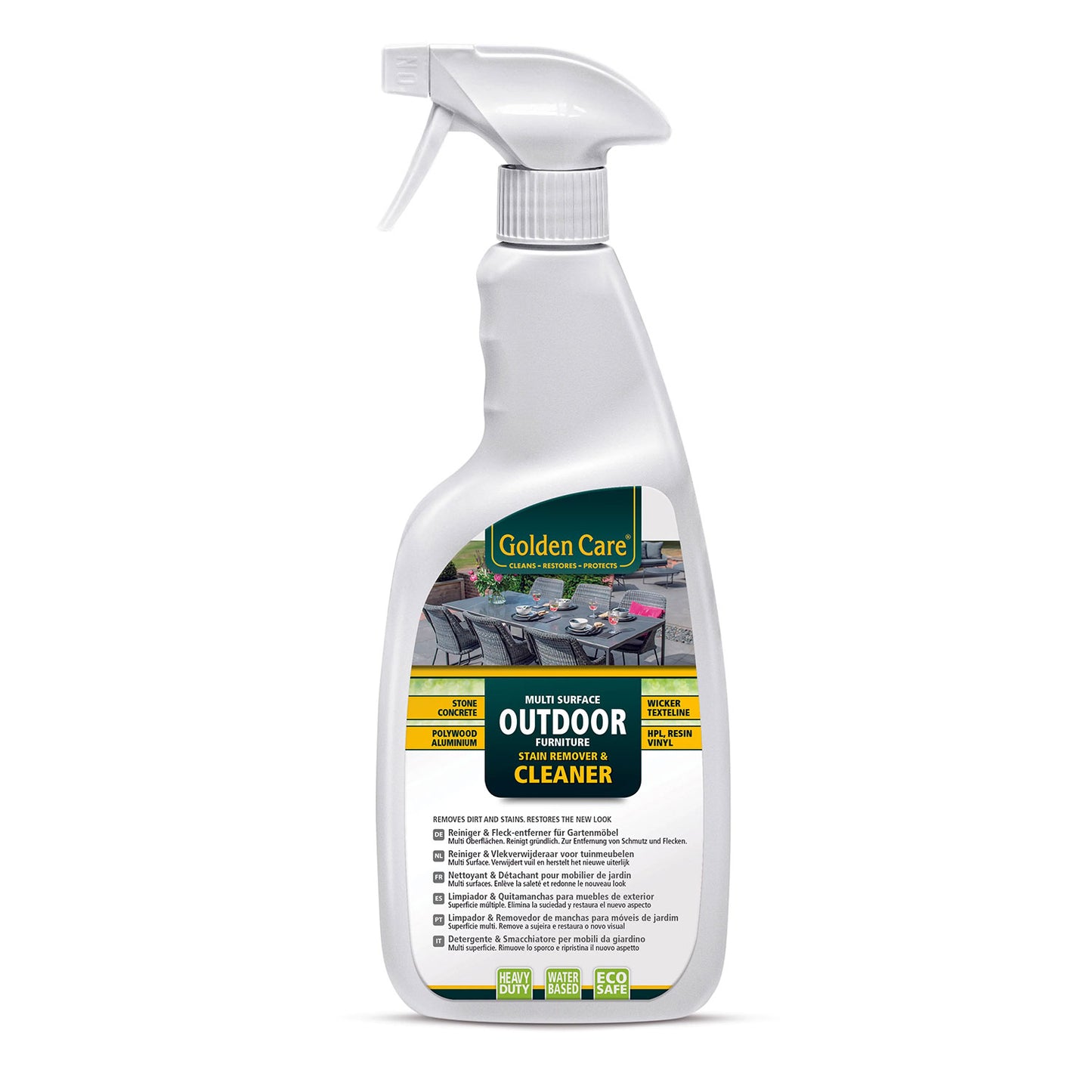 Golden Care Multi Oberflächen Reiniger für Gartenmöbel 0,75 Liter